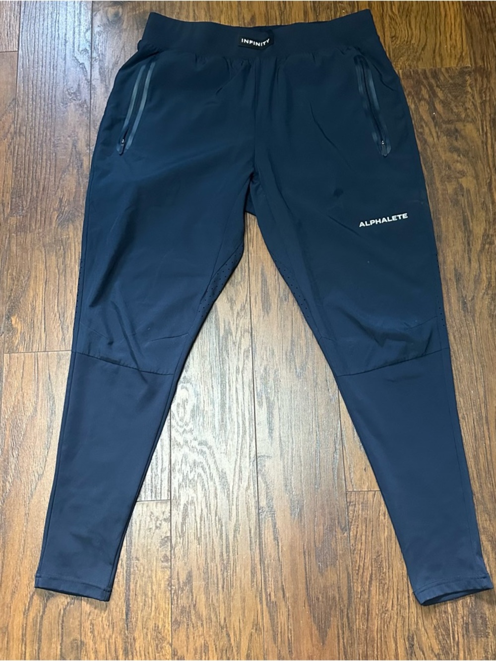 Alphalete Infinity Tech black Jogger Pants men’s large